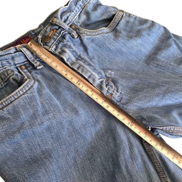 Vintage Landlubber Denim Jeans 70s Retro Girls Bell Bottom Pants Size 5 Groovy - Picture 7 of 9